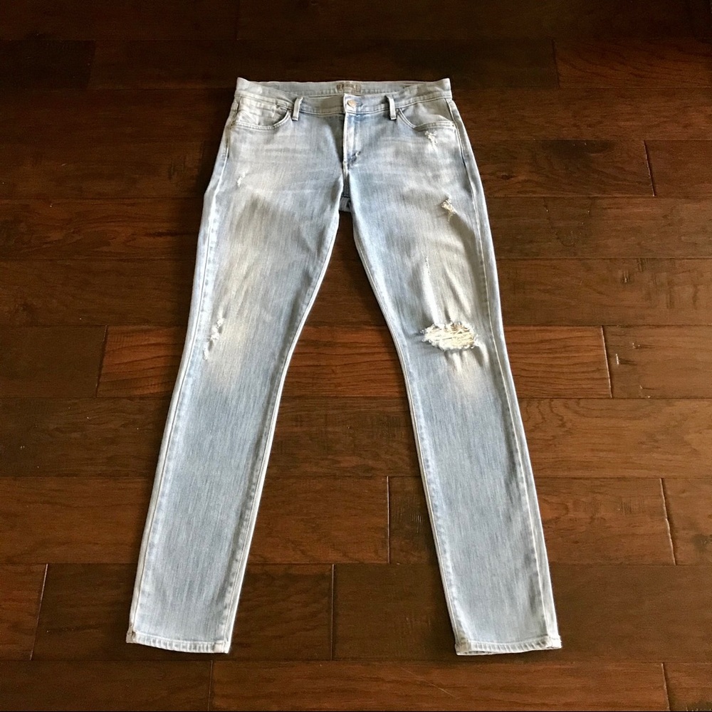 AGOLDE Colette Light Wash Distressed Skinny Jean